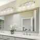 Ravella 3 Light 33.25 inch Polished Nickel Bath Bar Wall Light